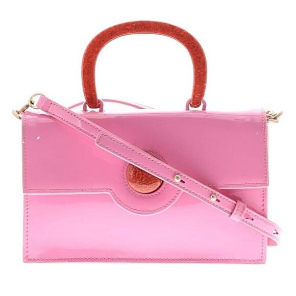 Cult Gaia Blossom Crossbody Clutch Bag Pink - Picture 4 of 4